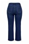 Koyu Mavi Yüksek Bel Flare Yumuşak Ekstra Esneyen Örme Kot/Jeans TBBAW27CJ00025 - 6