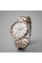 Women's Wristwatch Rose Gold Color, White Dial - Stylish Metal Band, 2 Years Warranty - 3