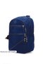 Unisex Navy Blue a Quality Luxury Crinkle Fabric Middle School High School University Bag Sports Bag
