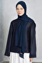 Rami shawl - navy blue - 2