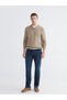 Lcwaikiki Classic Beige V-Neck Men's Knitwear Sweater - 2