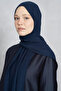 Rami shawl - navy blue - 4