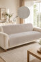 Non-Slip Base Plush Sofa Cover - Wellsoft Sofa Cover - 170X210 cm - Beige