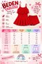 Girls' Suspender Ruffle Dress and Shorts 2-Piece Swimsuit Set 12923 - 3