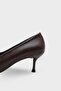 Merle Pointed Toe Genuine Leather Lined Stiletto - 3