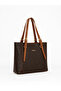 Brown Brown First Class Women's Hand and Shoulder Bag New Season Size: Height: 25 Width: 35 cm - 2