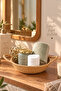 15289 Multi-Purpose Round Decorative Wicker Basket Organizer Bread Basket