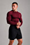 Basic Men's Long Sleeve Lycra Compression Body – Body-Fitting Sports T-Shirt - 2
