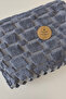 Non-Slip Base Sofa Cover - Embossed, Geometric Patterned - 170X210 cm - Anthracite - 2