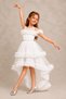 Girl's Princess Tulle Detailed Tailored Evening Dress for Special Occasions Ak2614 - 2
