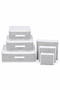 6-Piece Striped Baby Care Bag Hospital Discharge Organizer Set Luggage Organizer - 6