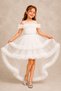 Girl's Princess Tulle Detailed Tailored Evening Dress for Special Occasions Ak2614 - 3