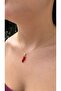 Red Pepper Figure Necklace. - 3