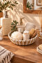 15294 Multi-Purpose Round Decorative Wicker Basket Organizer Bread Basket - 2