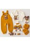 Teddy Bear Themed 6 Piece Hand Knitted Baby Set 1 Year Old