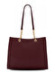 Burgundy Women's Shoulder Bag Us26591 - 4