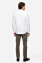 Men's White Regular Fit Long Sleeve Shirt - 2