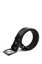 Men's Black Genuine Leather 4.5 cm Jeans Belt - 3