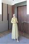 Shawl Collar Belted Long Dress - 5