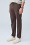 Men's Comfort Fit Premium Polyamide Fabric Jogger Brown Trousers - 252Dngr - 6