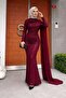 Karmen Sparkling Evening Dress with Cape