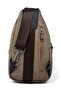 Coffee Canvas Shoulder Bag - Crossbody Bag with Magnetic Compartment and Strap - 5