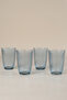 Splendid 4-Piece Soft Drink Glass Set Blue 395 cc - 2