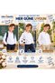 White Children's Polo Collar Long Sleeve School T-Shirt 100% Cotton Cuffed Unisex 5-17 Years. - 5
