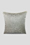 Cushion Cover Patterned Jacquard - Double-Sided Piping 45X45 cm Mink - 2