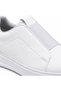 Kb-007 White Men's Shoes - Single-Strap Velcro Laceless Monochrome White Height-Increasing High-Sole Casual Sneaker - 4