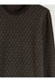 Quality Parts from Çelebi Store Zero Roba Collar Embroidered Men's Knitwear Sweater - 7
