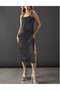 Rochie medie, Gri inchis