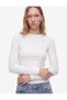 Modal Blend Slim Fit High Collar Long Sleeve T-Shirt - 4