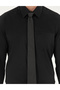 Black 100% Cotton Regular Fit Long Sleeve Basic Shirt 50292536-Vr046 - 6