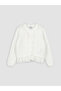 Trendlucky Girls' Knitwear Cardigan with Oval Collar and Long Sleeves - 2
