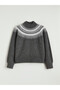 Timeless Clothing & Timeless Choices Half Fisherman Roba Collar Embroidered Women's Knitwear Sweater - 6