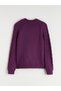 Nevavm with a Difference from Lcwaikiki Classic Purple Oval Collar Self-Patterned Women's Knitwear Sweater - 6