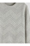 Esvab • Modern & Distinctive Zero Roba Collar Embroidered Women's Knitwear Sweater - 7