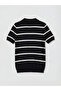 Esvab • Modern & Distinctive Devrik Roba Collar Striped Boys' Knitwear Sweater - 2