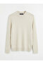 Southblue Beige Half Turtleneck Men's Knit Sweater - 5