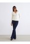 V-Neck Women's Knitwear Sweater - 2