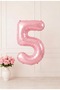 Pink 5 Number Foil Balloon 76 cm Large Size Birthday Party Decoration Age Celebration Decor