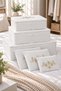 6 Pieces of Storage Bag Set and Suitcase Travel Maternity Bag Organizer - 2
