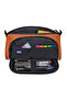Prime XL Two Compartment Tile Pencil Bag with Rubber Bookmark - Orange (Women/Girls) - 3