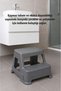 2 Step Ladder Stool - Multi-Purpose Step Stool with Non-Slip Base - 2