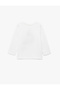 Cotton Long Sleeve Crew Neck Ataturk Printed T-Shirt - 2