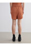 Esvab • Modern & Distinctive Women's Shorts with Waist Drawstring Textured - 5
