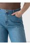 Alita City Farkıyla Soulife Blue Denim Straight Wideleg High Waist Wide Leg Women's Jean Pants - 3
