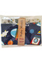 Triangle Scarf Combed Cotton Liquid Proof Drool and Feeding Bib 2 Pieces - 5