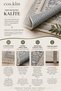 Decorative Carpet Non-Slip Base Stain-Resistant Washable Rug Custom Size Living Room Carpet 5007 - 7